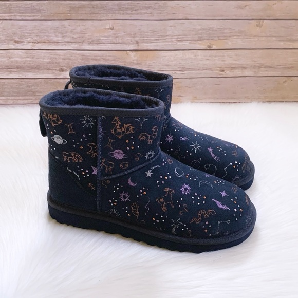 UGG Shoes - UGG Classic Zodiac Mini Starry Night Boots